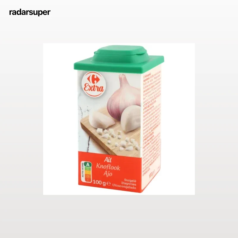 Ajo congelado Carrefour 100 g.