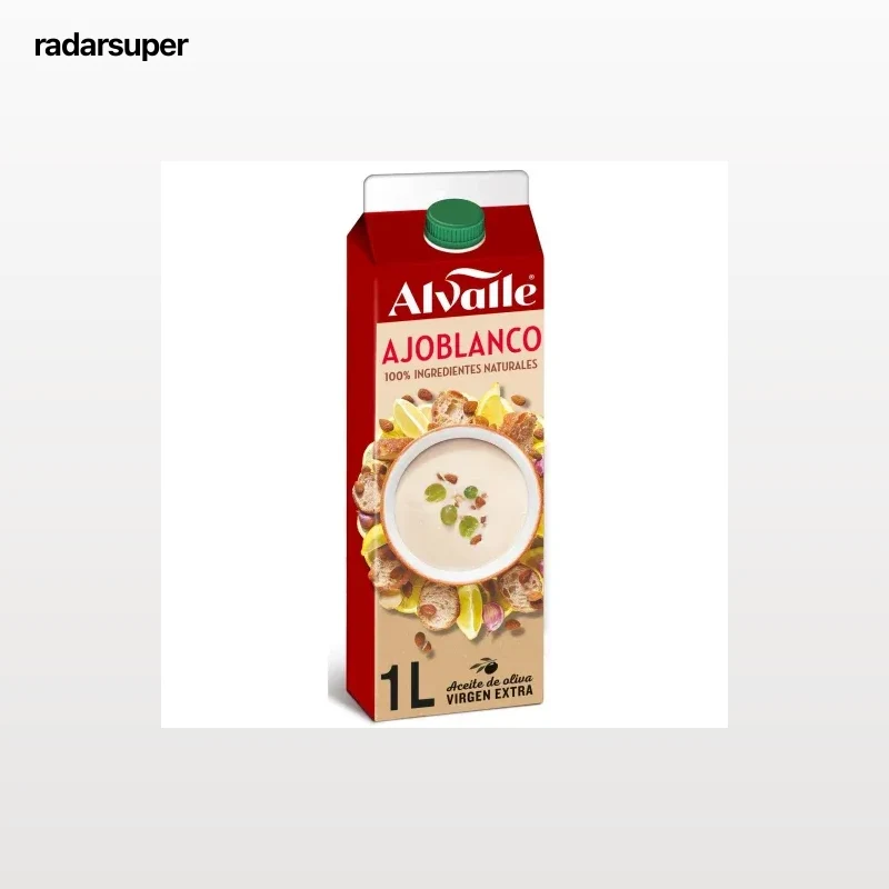 Ajoblanco con aceite de oliva virgen extra Alvalle 1 l.