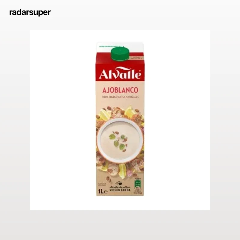 Ajoblanco con aceite de oliva virgen extra Alvalle 1 l.