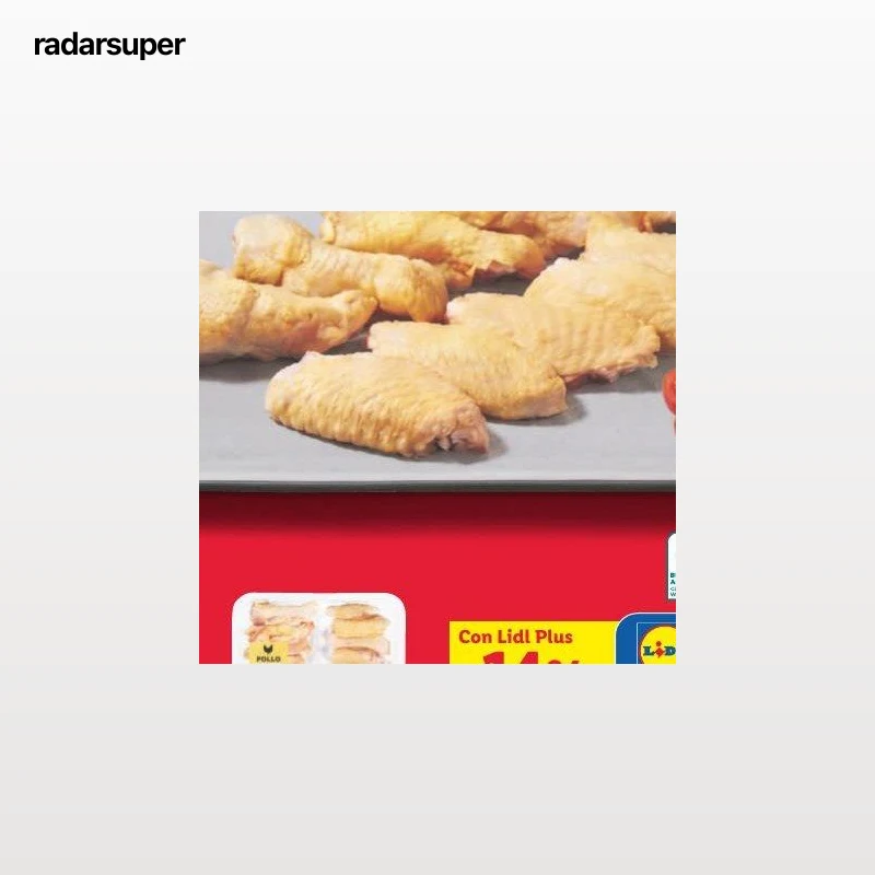 Alas de pollo partidas