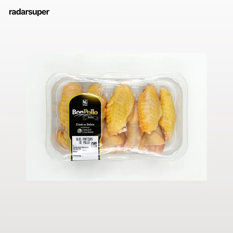 Alas de pollo partidas Bon Pollo 550g aproximadamente