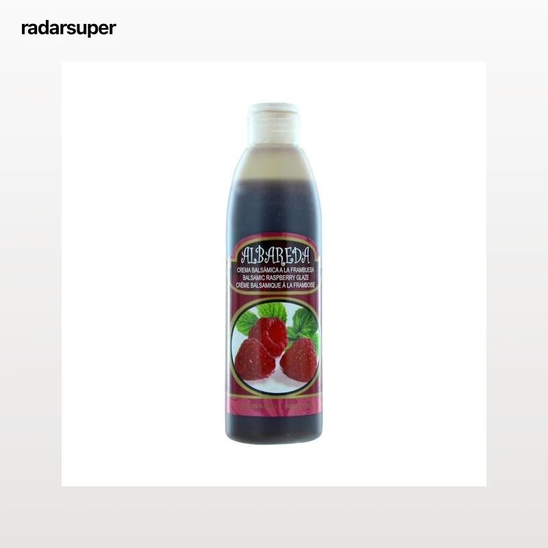ALBAREDA Crema de vinagre balsámico con sabor a frambuesa 250 ml.