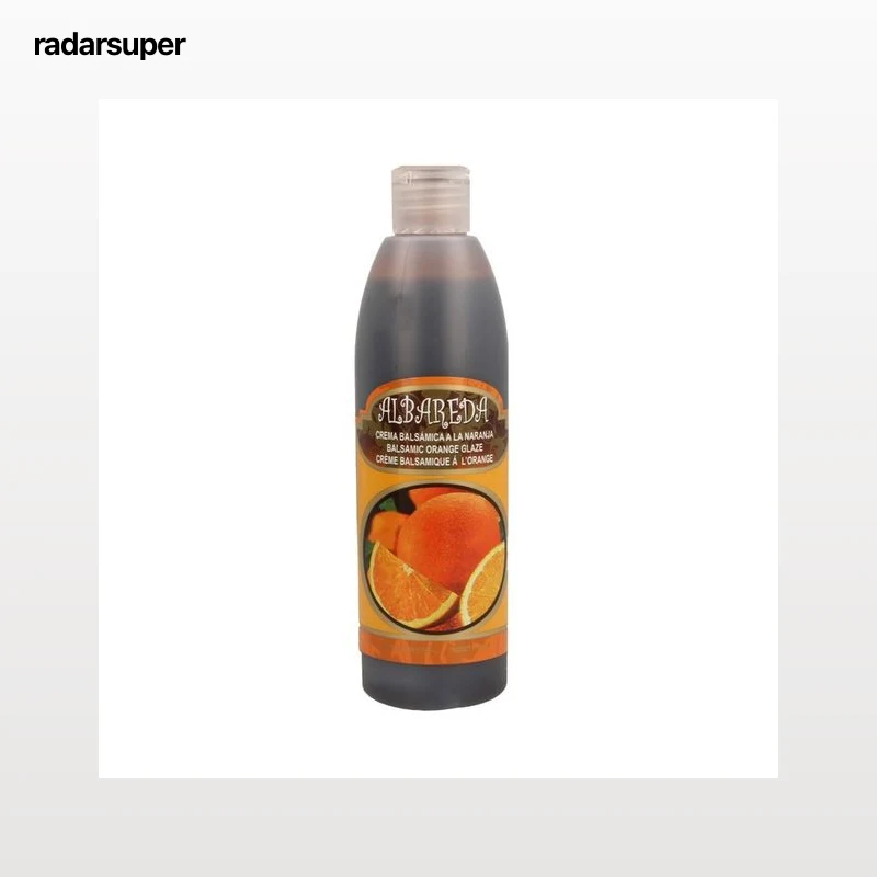 ALBAREDA Crema de vinagre balsámico con sabor a naranja 250 ml.