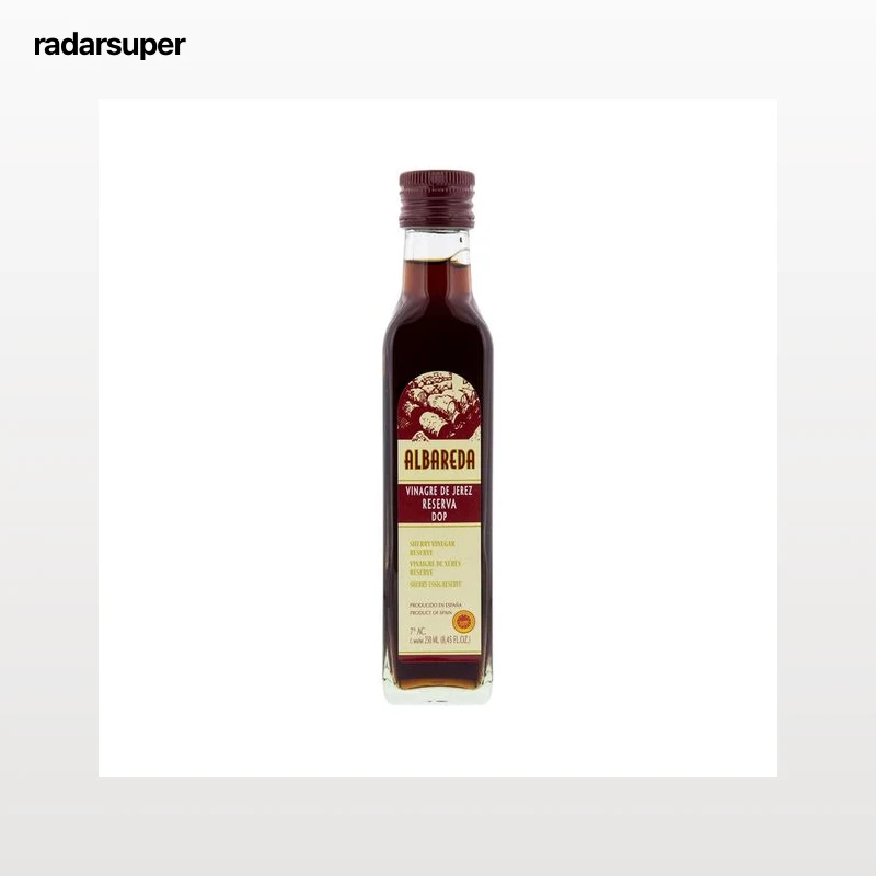 ALBAREDA Vinagre de vino de Jerez reserva con denominación de origen Jerez botella de 250 ml.