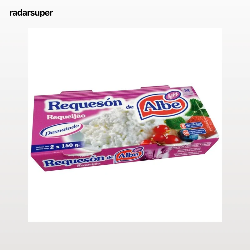 ALBE Requesón light ALBE packs 2 uds. x 150 g.