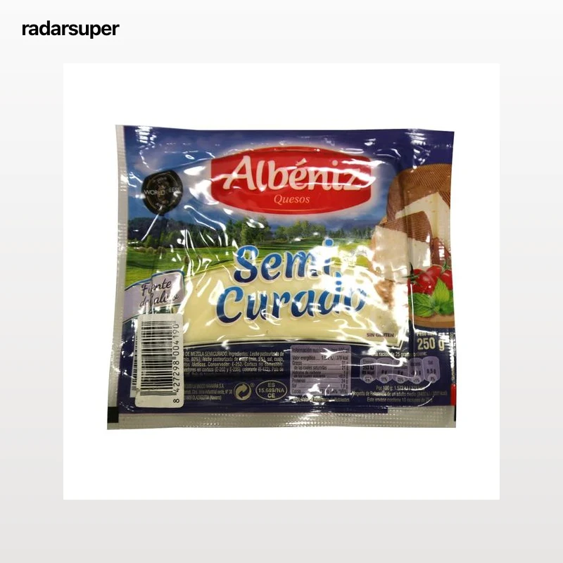 ALBENIZ Queso mezcla semicurado ABENIZ 250 g.