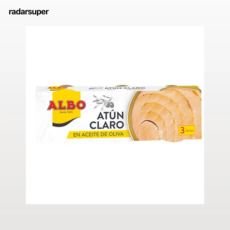 ALBO Atún claro en aceite de oliva 68 x 3 g.