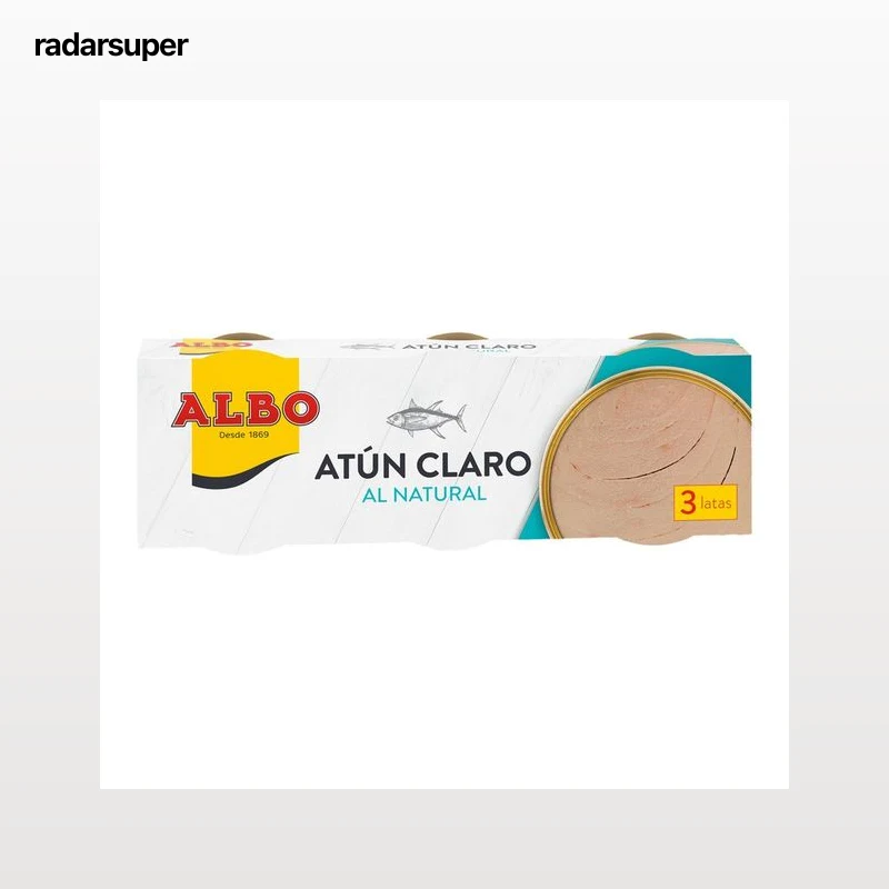 ALBO Atún claro al natural 68 x 3 g.