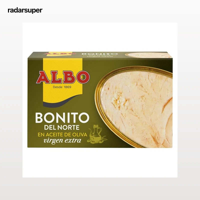 ALBO Bonito del norte en aceite de oliva virgen extra lata de 82 g.