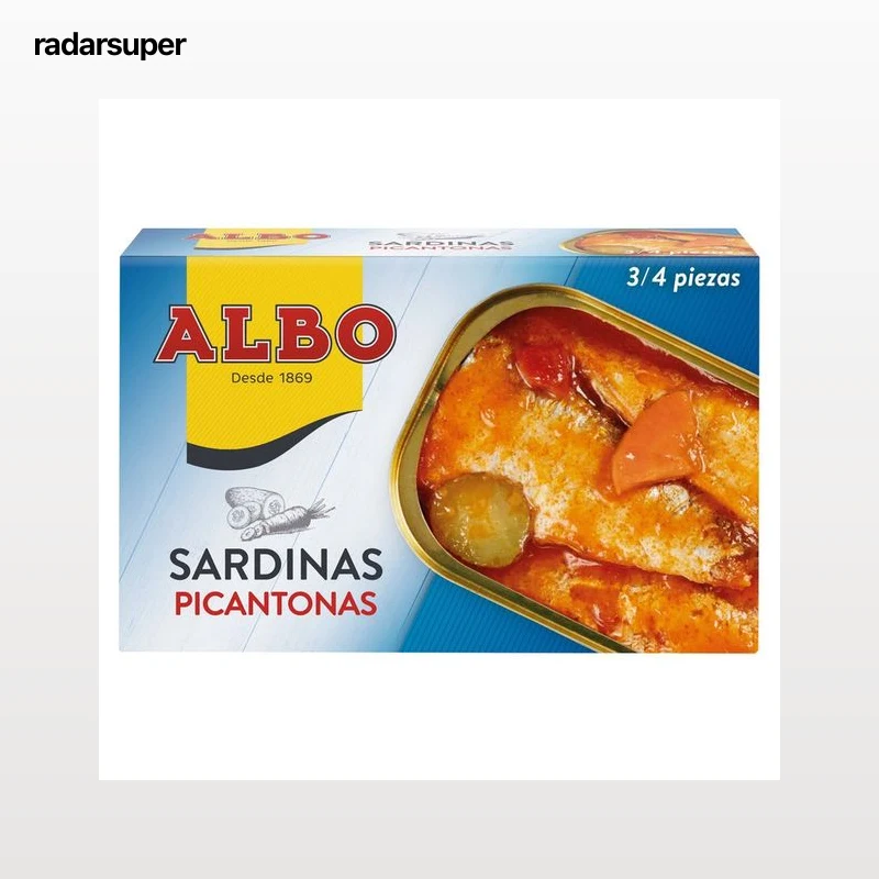 ALBO Sardinas picantonas lata de 85 g.