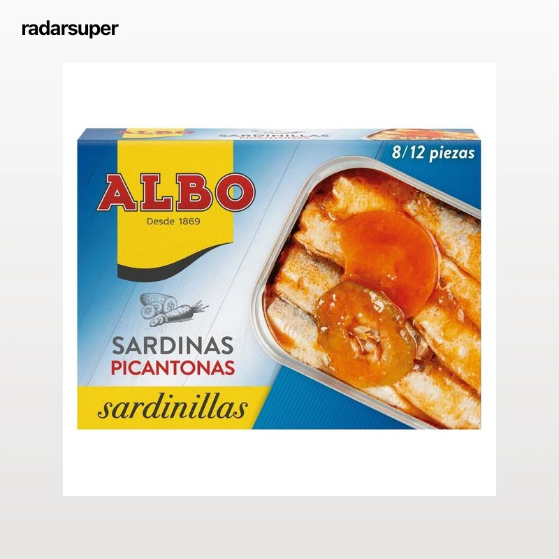 ALBO Sardinillas picantonas 8/12 piezas 105 g