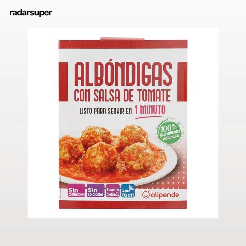 Albóndigas Alipende 300g con salsa de tomate