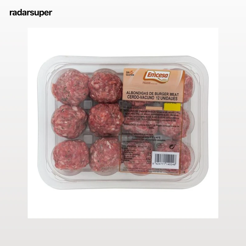 Albóndigas de cerdo y vacuno Emcesa 480g