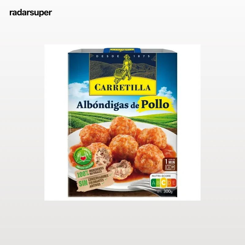 Albóndigas de pollo Carretilla 300 g.