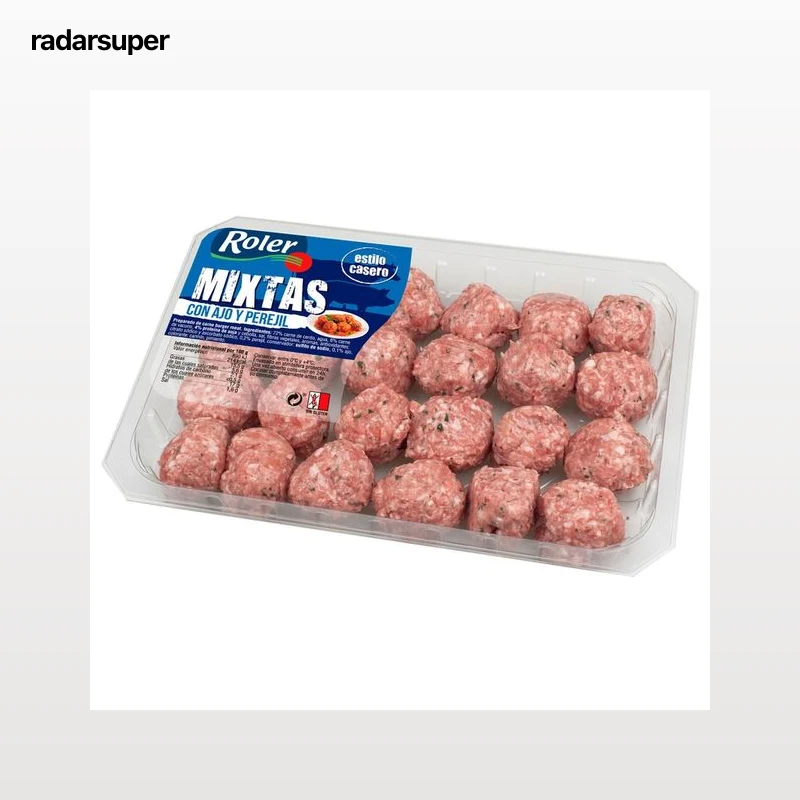 Albóndigas mixtas (cerdo-vacuno) ROLER 667 gr. 20 uds.