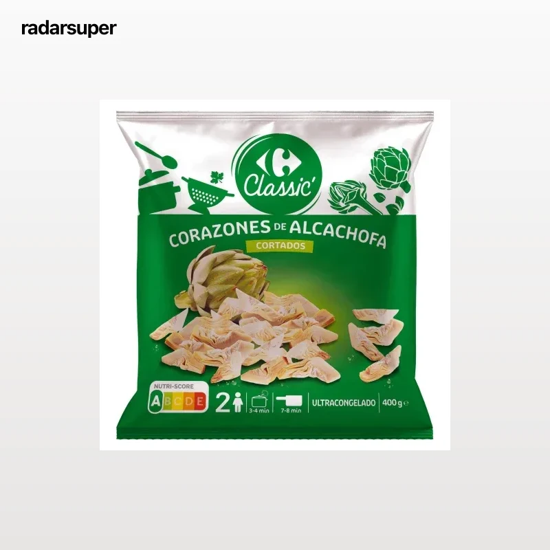Alcachofa cortada Carrefour Classic 400 g.