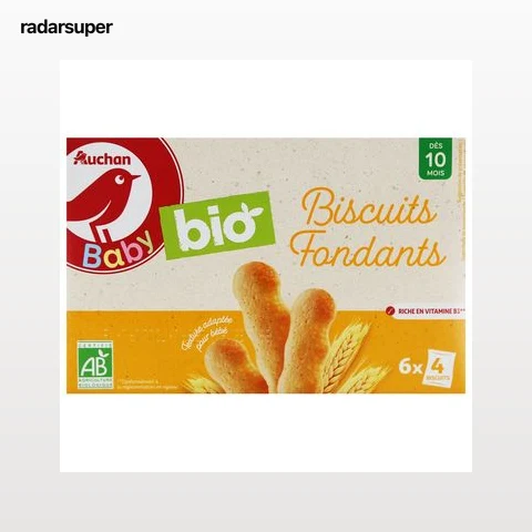 ALCAMPO BABY Bio Galletas ecológicas para bebé a partir de 10 meses 6 x 4 uds.