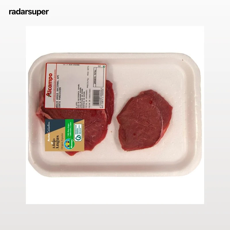 ALCAMPO CULTIVAMOS LO BUENO Bandeja de filetes corte Parisien de añojo Angus de origen nacional