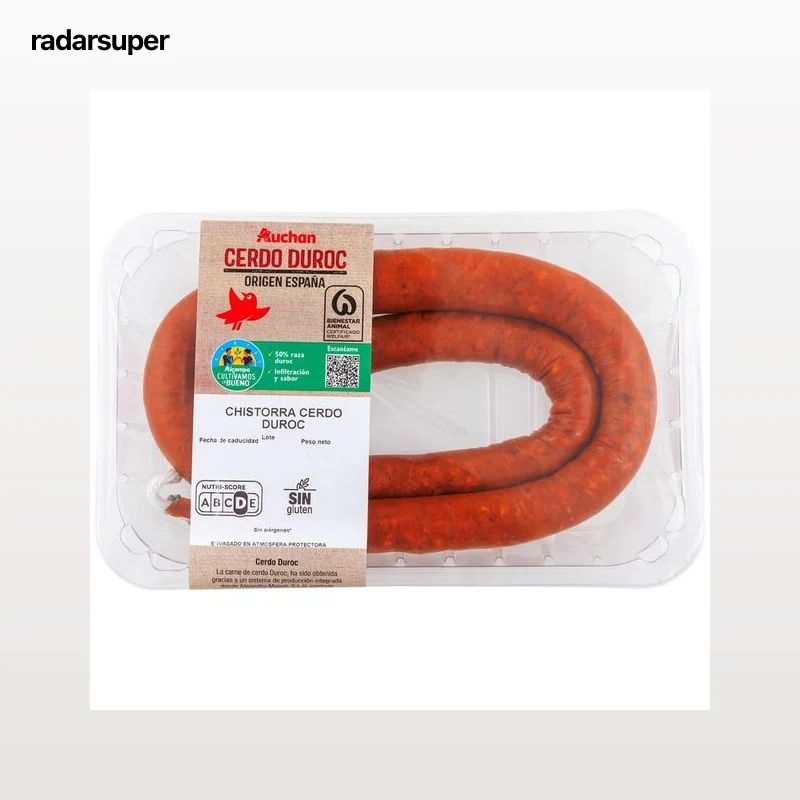 ALCAMPO CULTIVAMOS LO BUENO Chistorra de cerdo Duroc 280 g.