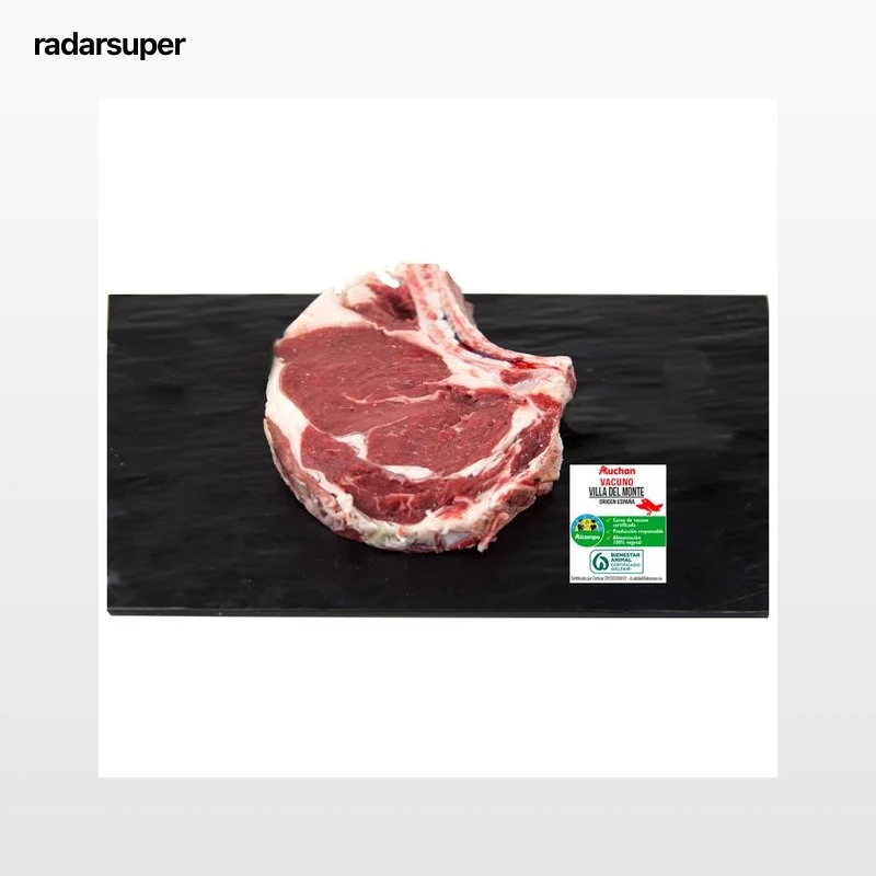 ALCAMPO CULTIVAMOS LO BUENO Chuletón de lomo de vacuno Villa del monte.