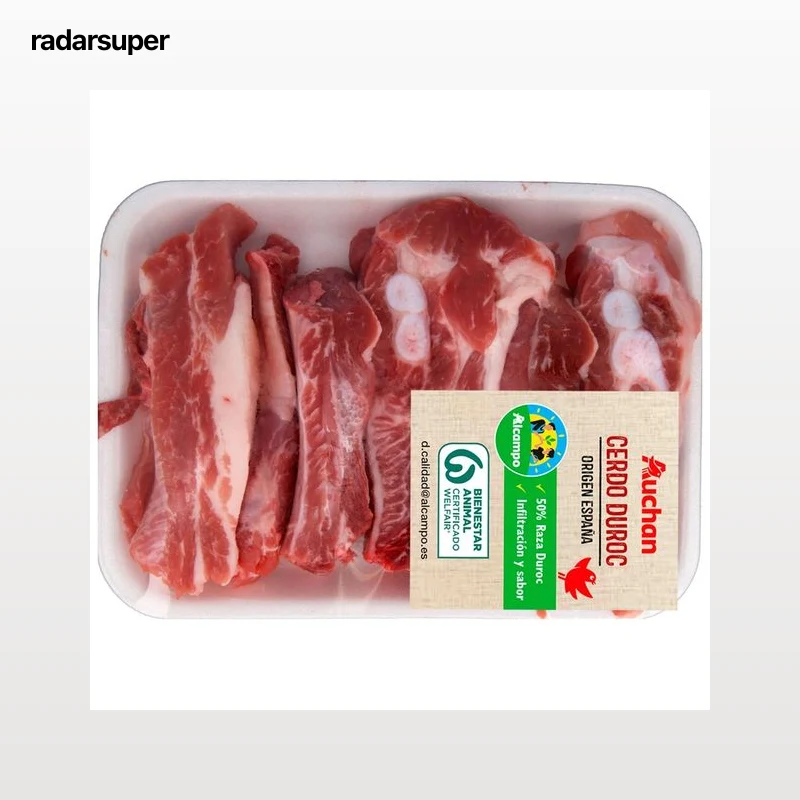 ALCAMPO CULTIVAMOS LO BUENO Costillas, en palos, de cerdo raza Duroc