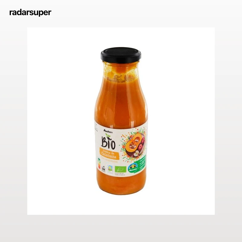 ALCAMPO CULTIVAMOS LO BUENO ECOLÓGICO Bio Crema de calabaza con manzana de cultivo ecológico bote 500 ml.