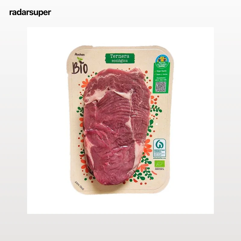 ALCAMPO CULTIVAMOS LO BUENO ECOLÓGICO Entrecot de ternera ecológica, especial plancha o barbacoa
