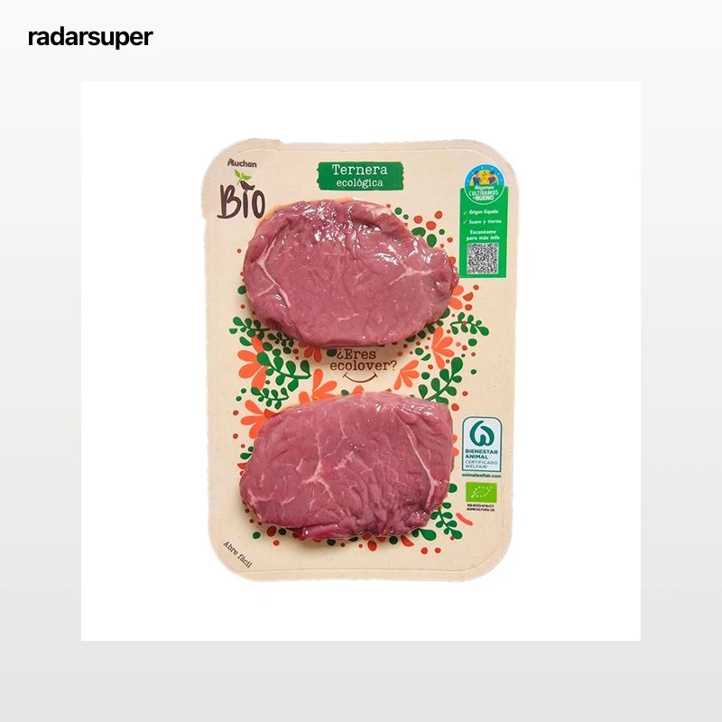 ALCAMPO CULTIVAMOS LO BUENO ECOLÓGICO Filetes de 1ªA de ternera ecológica, especiales plancha o freir