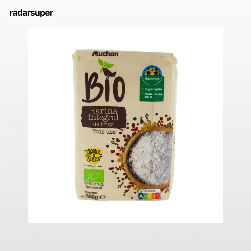ALCAMPO CULTIVAMOS LO BUENO ECOLÓGICO Harina de trigo integral 500 g.