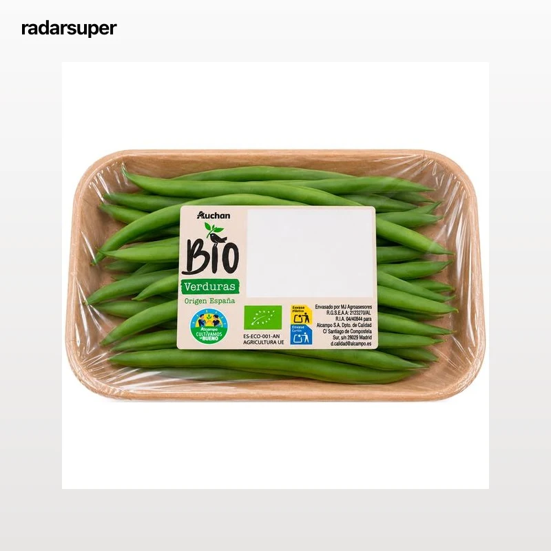 ALCAMPO CULTIVAMOS LO BUENO ECOLÓGICO Judía verde ecológica, bandeja 300 g.