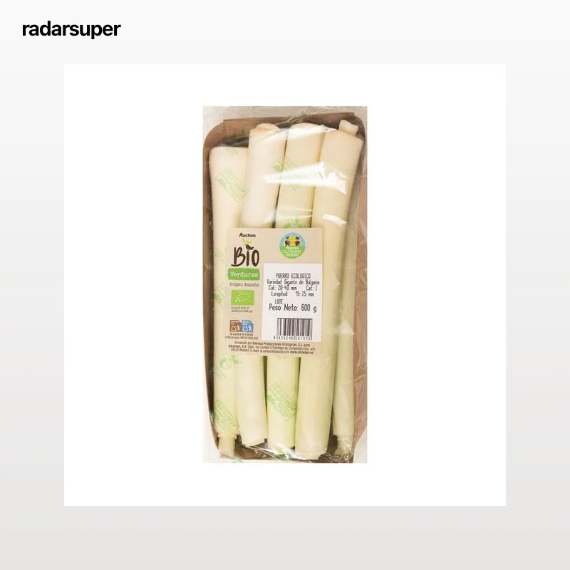 ALCAMPO CULTIVAMOS LO BUENO ECOLÓGICO Puerros ecológicos  600 g.