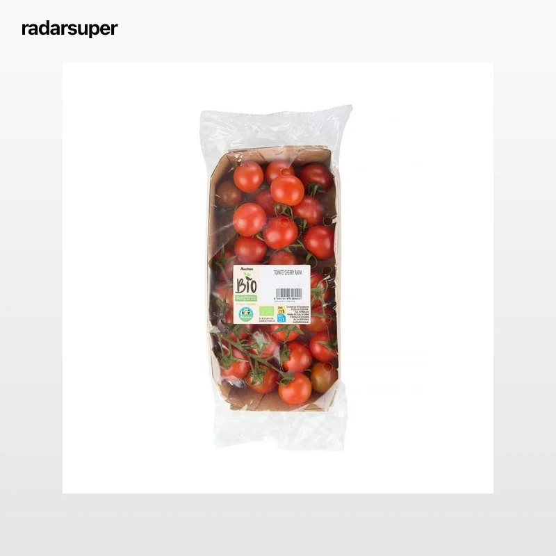 ALCAMPO CULTIVAMOS LO BUENO ECOLÓGICO Tomates cherry rama ecológicos, bandeja 400 g.