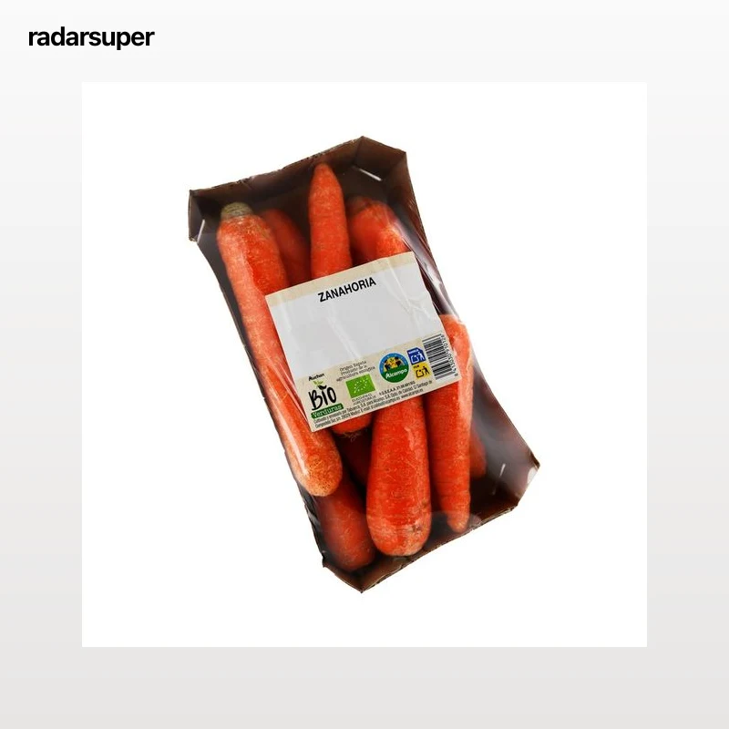 ALCAMPO CULTIVAMOS LO BUENO ECOLÓGICO Zanahorias ecológicas  bandeja 700 g.