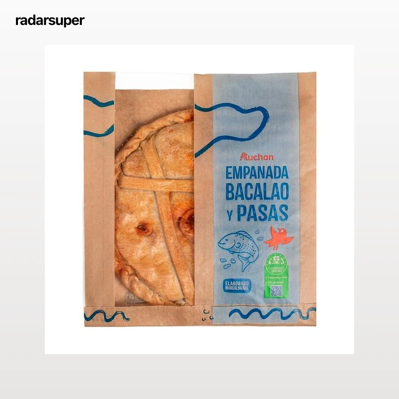 ALCAMPO CULTIVAMOS LO BUENO Empanada de bacalao y pasas 625 g.