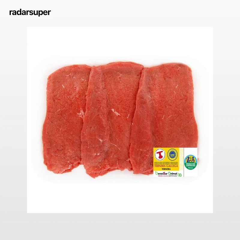 ALCAMPO CULTIVAMOS LO BUENO Filetes 1ª A de ternera con IGP Ternera Gallega, ideales para empanar o salsa