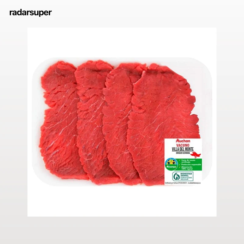 ALCAMPO CULTIVAMOS LO BUENO Filetes de 1ª A de vacuno Villa del monte, ideales para empanar o salsa.