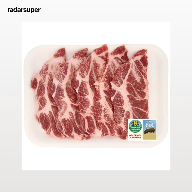 ALCAMPO CULTIVAMOS LO BUENO Filetes de aguja de cebo ibérica de cerdo