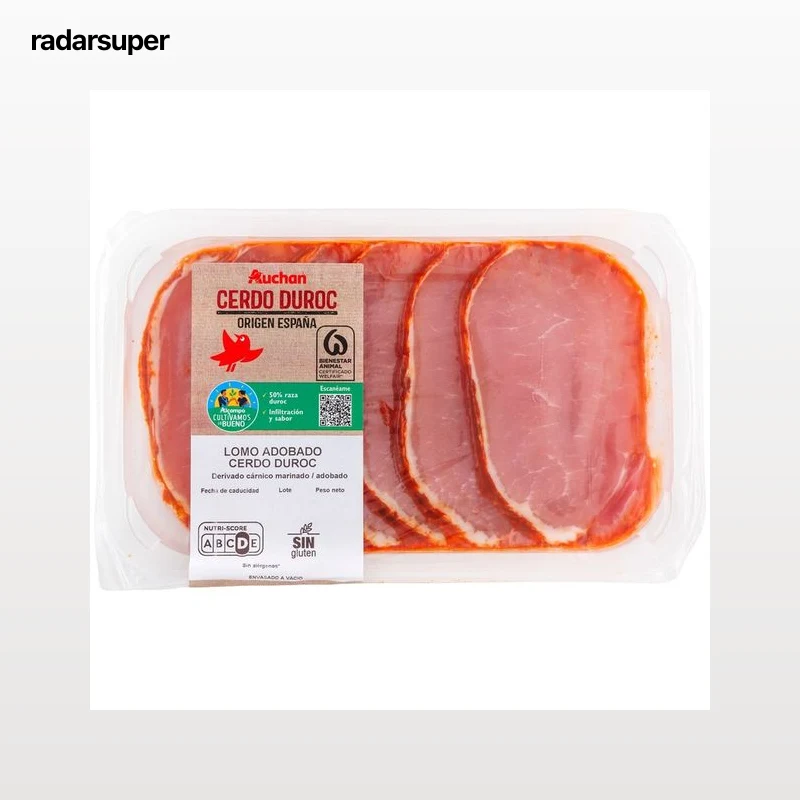 ALCAMPO CULTIVAMOS LO BUENO Filetes de lomo adobado de cerdo Duroc  350 g.