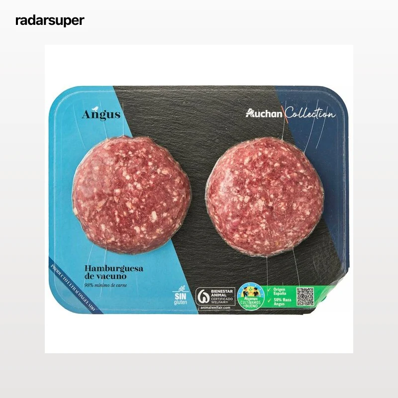 ALCAMPO CULTIVAMOS LO BUENO Hamburguesa de vacuno angus 2x150 g.