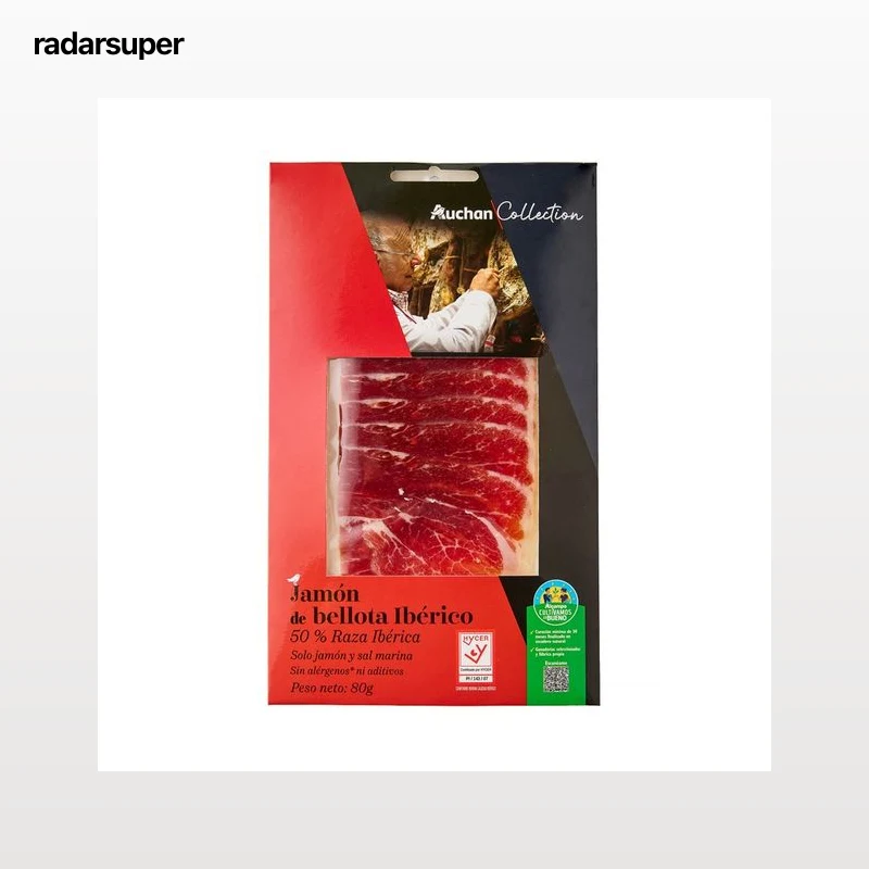 ALCAMPO CULTIVAMOS LO BUENO  Jamón de bellota ibérico (50% raza ibérica)  80 g.