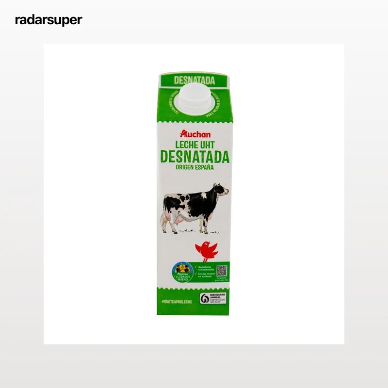 ALCAMPO CULTIVAMOS LO BUENO Leche de vaca desnatada, de origen española 1 l.