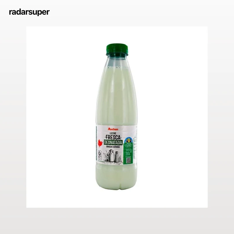 ALCAMPO CULTIVAMOS LO BUENO Leche de vaca fresca desnatada, de origen española 1 l.
