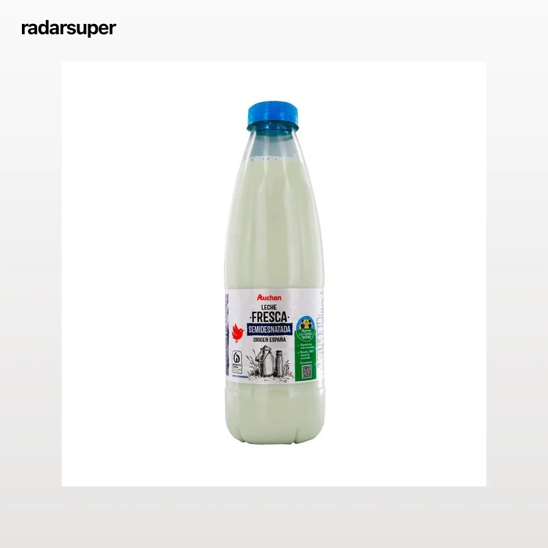 ALCAMPO CULTIVAMOS LO BUENO Leche de vaca semidesnatada fresca, de origen española 1 l.