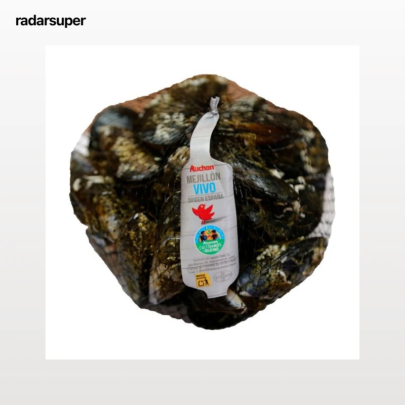 ALCAMPO CULTIVAMOS LO BUENO Mejillones 25/37  Malla de 1 kg.