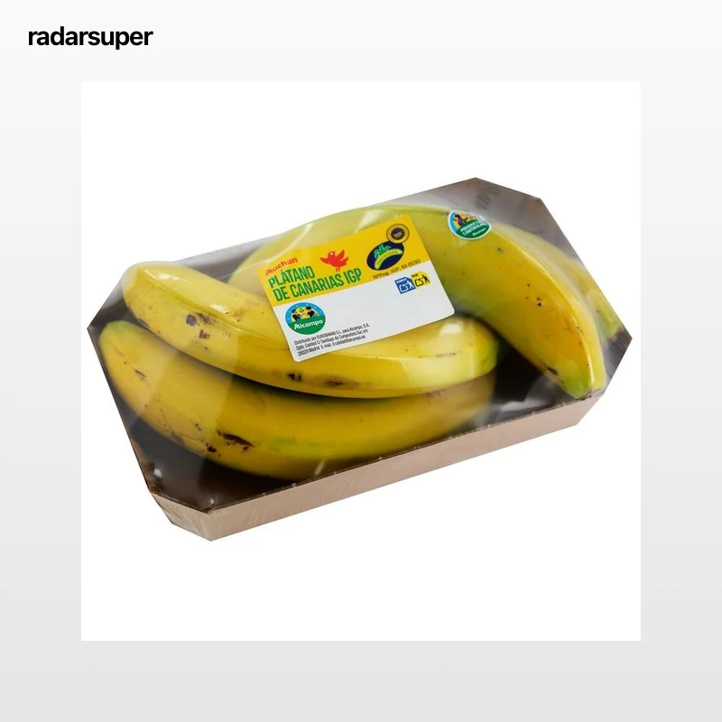 ALCAMPO CULTIVAMOS LO BUENO Plátano de Canarias (Indicación Geográfica Protegida)  bandeja 700 g.