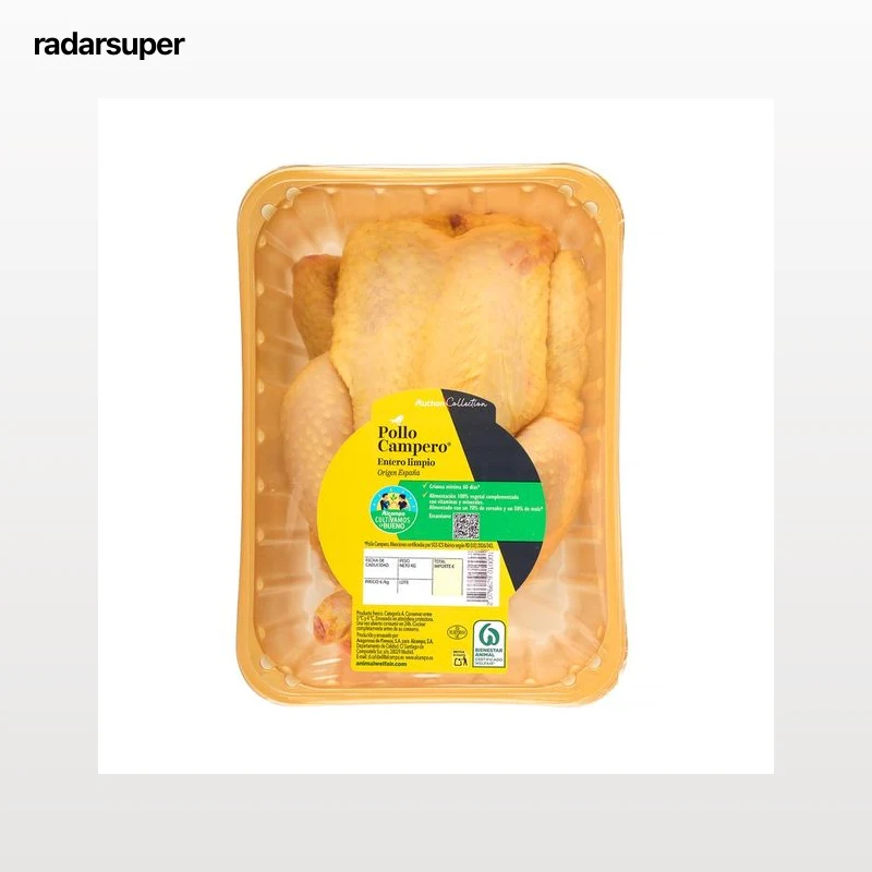 ALCAMPO CULTIVAMOS LO BUENO  Pollo campero tradicional, entero y limpio.