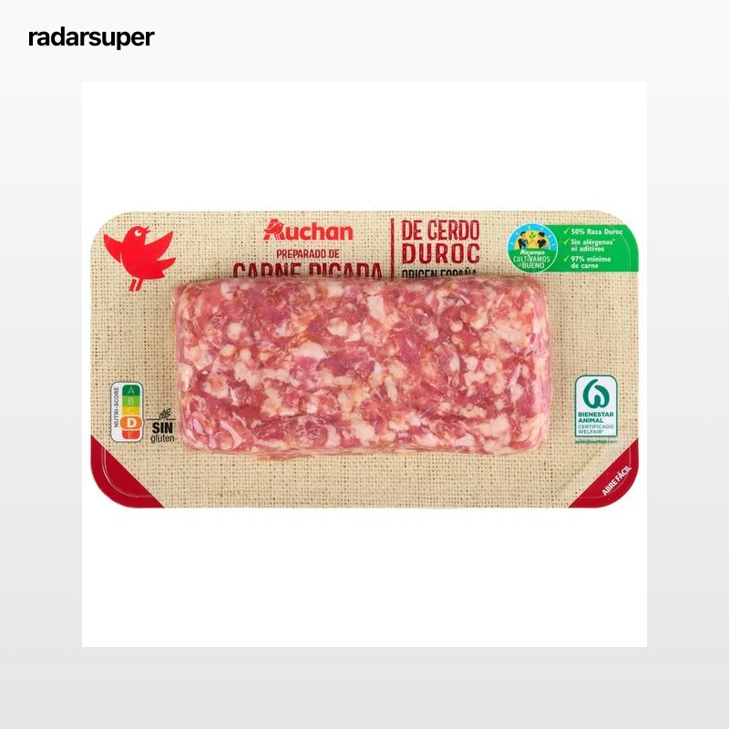 ALCAMPO CULTIVAMOS LO BUENO Preparado de carne picada de cerdo Duroc 300 g.
