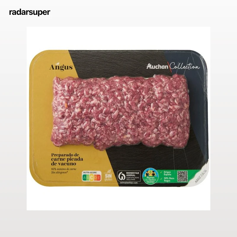 ALCAMPO CULTIVAMOS LO BUENO Preparado de carne picada de vacuno Angus de origen nacional  400 g.