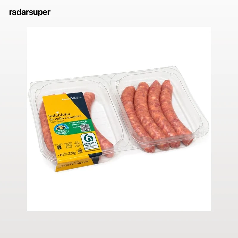ALCAMPO CULTIVAMOS LO BUENO Salchichas de pollo campero 320 g.
