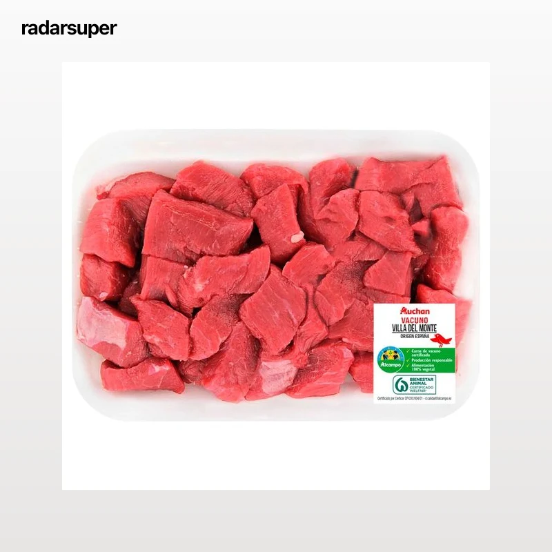 ALCAMPO CULTIVAMOS LO BUENO Tacos de carne de 2ª de vacuno Villa del monte
